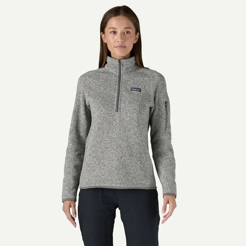 Patagonia Better Sweater 1/4 Quarter Zip Fleece Pullover, Heather Grey, Small